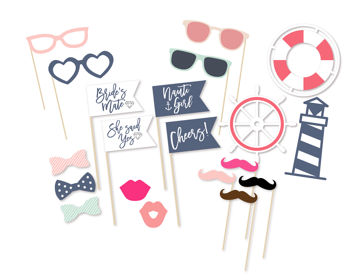 nautical party photo booth props