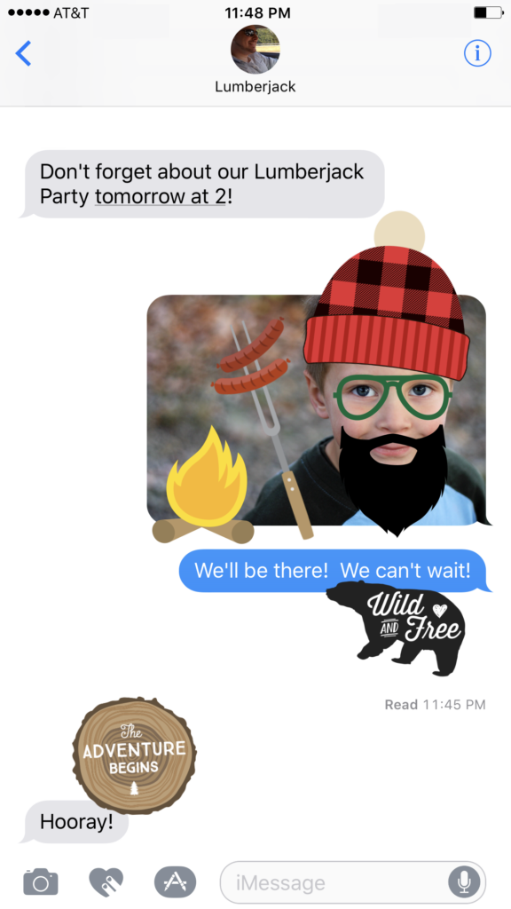 App Store Stickers - Lumberjack